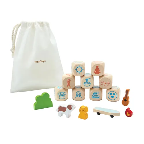 קוביות מספרות סיפור PLAN TOYS
