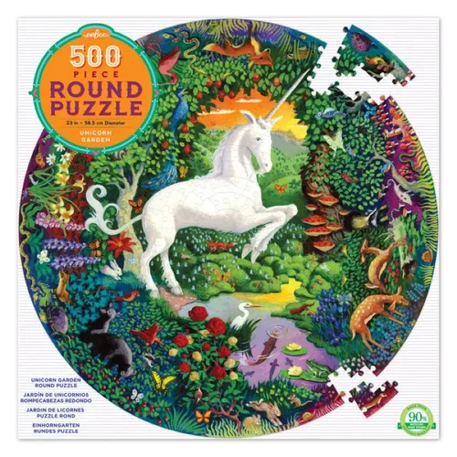 פאזל חד קרן עגול- 500 חלקים