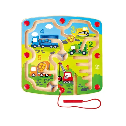 מבוך מגנטי - מספרים באתר הבניה! HAPE