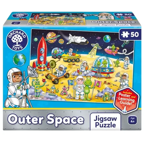 פאזל לימודי - חלל! (50 חלקים) Orchard toys