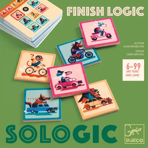 קו הסיום! משחק חשיבה (מסדרת SOLOGIC) מבית DJECO