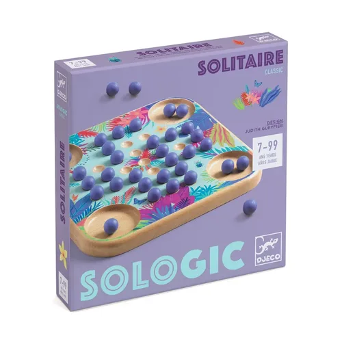 סוליטייר! משחק חשיבה מסדרת SOLOGIC מבית DJECO
