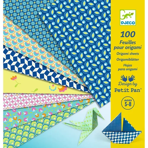 100 ניירות אוריגמי דגם נאצו  מבית DJECO
