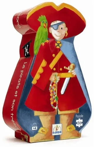 פאזל אוצר הפיראטים (36 חלקים) מבית DJECO