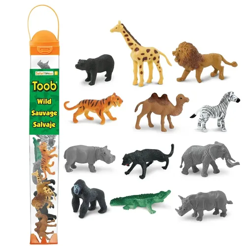פריטים בטיובה (TOOBS)! מארז 12 דמויות חיות הספארי בגליל מבית SAFARI LTD