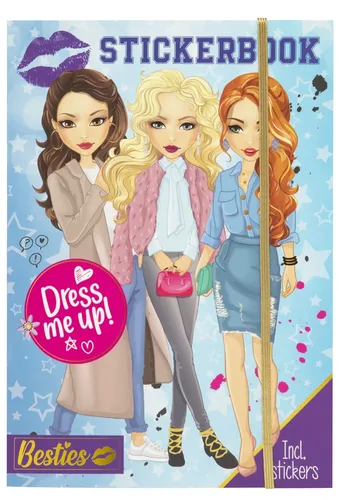 חוברת מדבקות פאשניסטה חברות טובות BESTIES