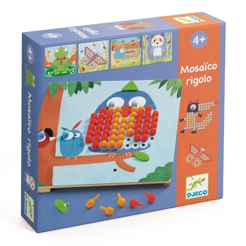 מוזאיקה כפתורים ריגולו (RIGOLO)  בעלי חיים מבית DJECO