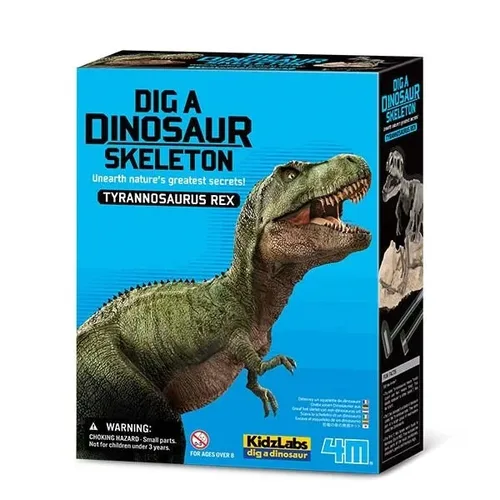 חפירת שלד דינוזאור TREX! מבית 4M
