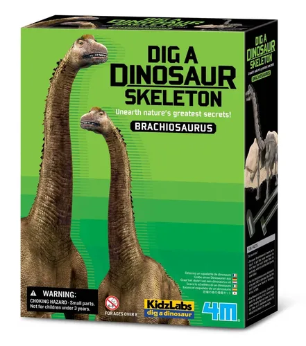 חפירת שלד דינוזאור Brachiosaurus! מבית 4M