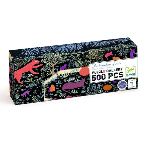 פאזל גלריה ממלכת החתולים 500 חלקים מבית DJECO