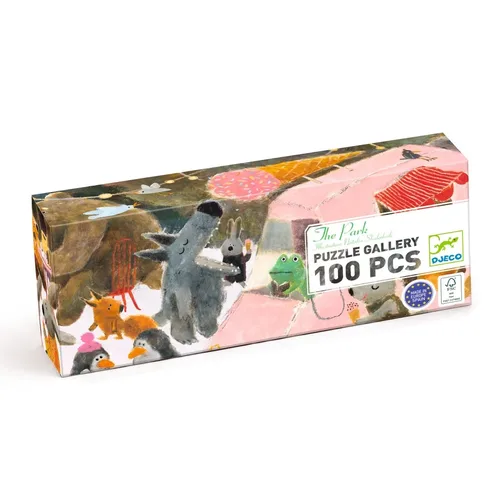 פאזל גלריה - הפארק! 100 חלקים מבית DJECO