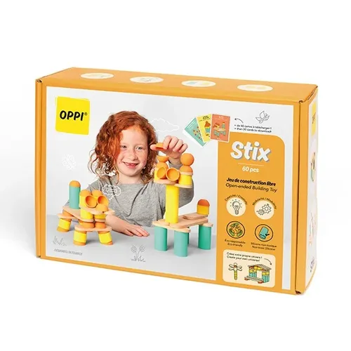 פיקס! (PIKS) משחק איזון (באווירה מונטסורית) 44 חלקים (עץ וסיליקון) מבית OPPI
