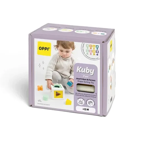קובי! (KUBY) קוביית סיליקון מודולרית - משחק התאמת צורות מודרני  מבית OPPI