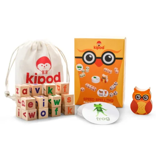 אותיות בקוביות! באנגלית! מבית KIPOD