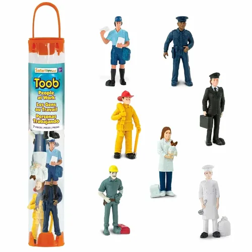 פריטים בטיובה (TOOBS)! מארז 8 בעלי מקצוע! מבית SAFARI LTD