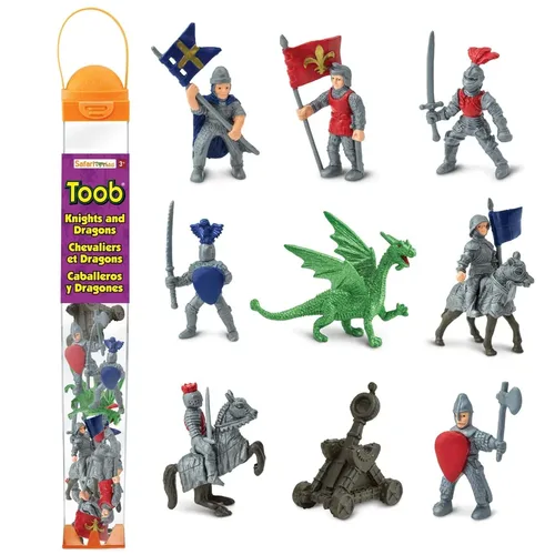 פריטים בטיובה (TOOBS)! מארז 11 חלקים אבירים! מבית SAFARI LTD