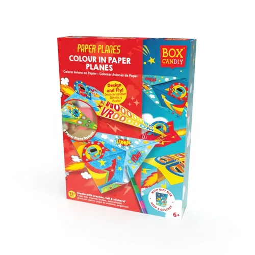 ערכה לעיצוב והכנת 20 מטוסי נייר! מבית BOX CANDIY
