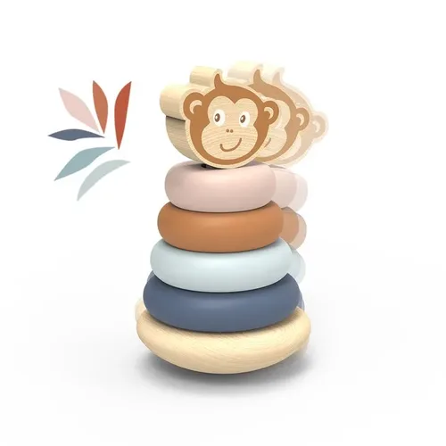 מגדל טבעות מתנדנד  SPEEDY MONKEY