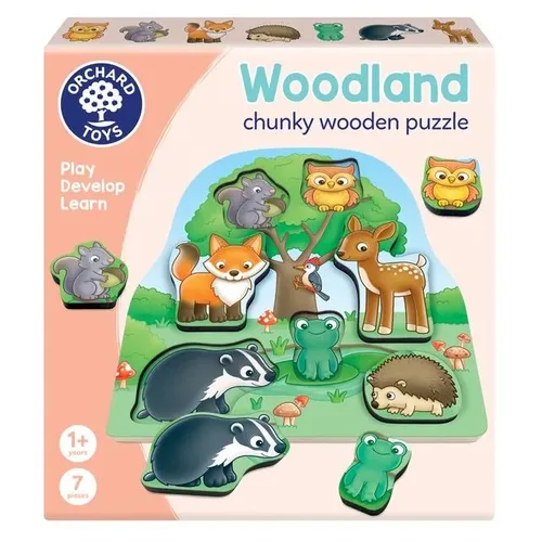 החברים ביער (פאזל משחק ראשון!) Orchard toys