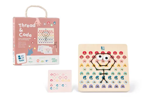 משחק השחלה לפי דגמים – חוטים וקודים (CODING!) מבית BS
