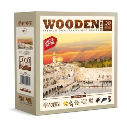 פאזל עץ XL - הכותל בירושלים! (1010 חלקים) מבית WOODEN CITY PUZZLE